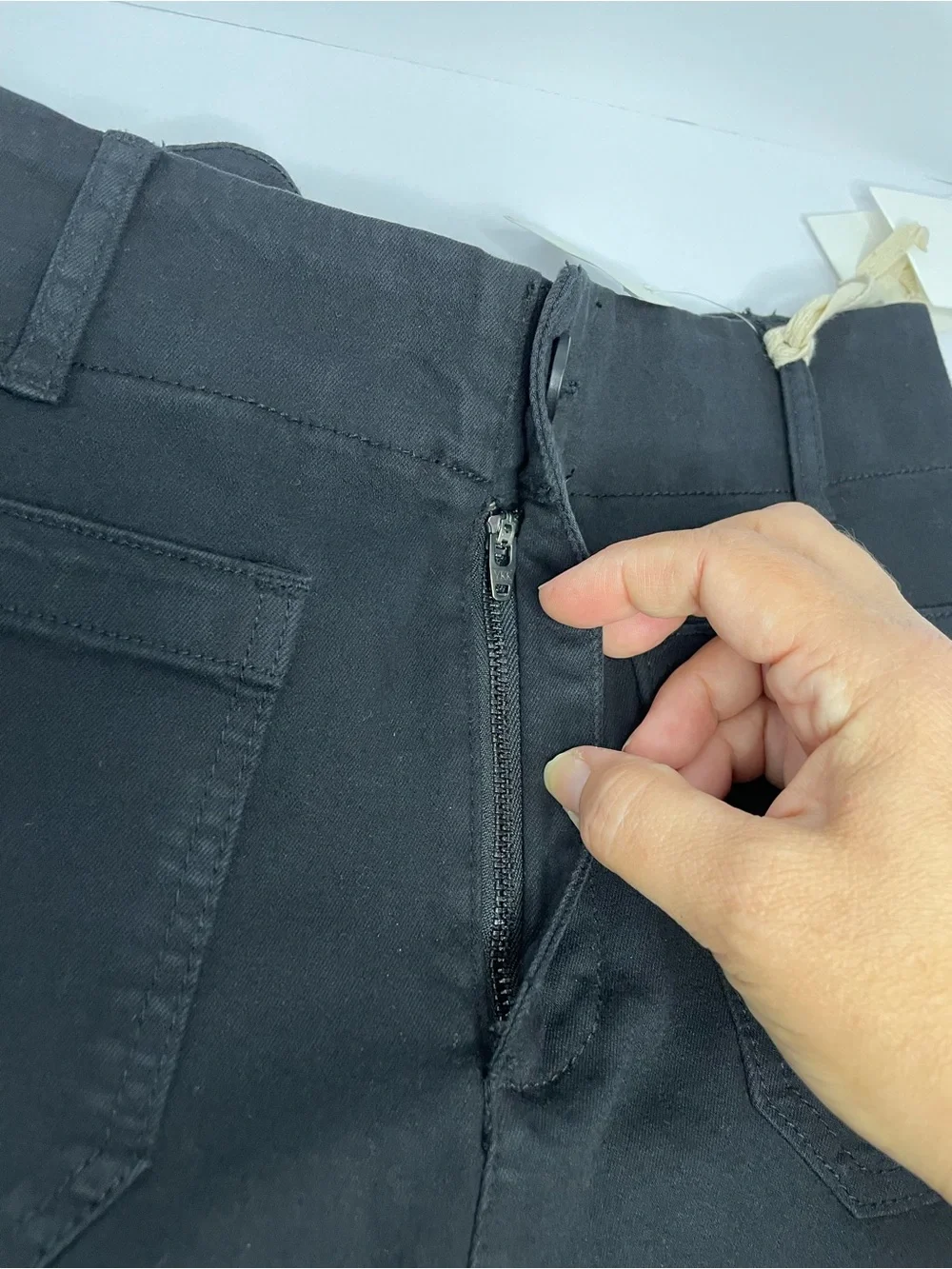 CHARLIE B Black cotton shorts